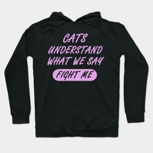 cat conspiracy theory gift Hoodie